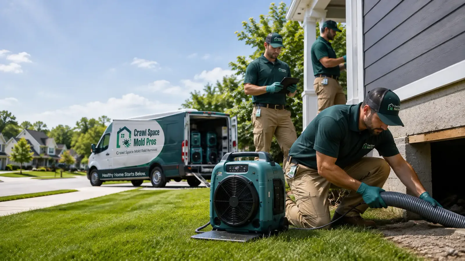 Crawl Space Mold Removal in Lemoyne, NE